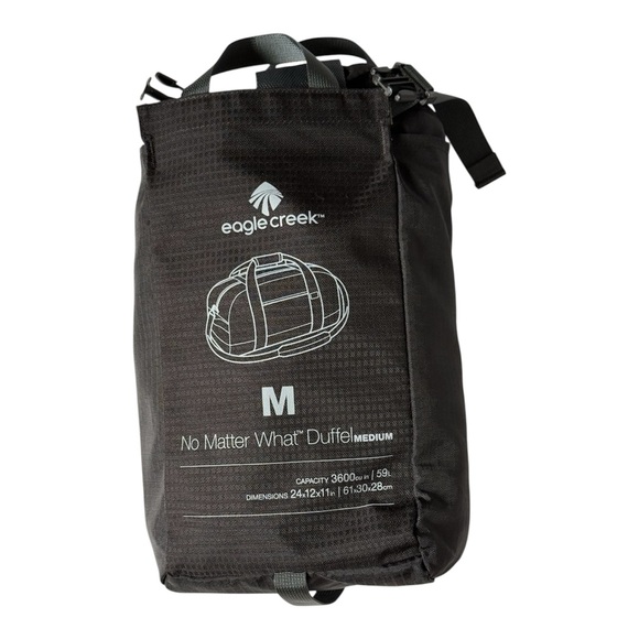 Eagle Creek Other - Eagle Creek Packable Travel Duffel Bag Medium 59L Carry-On Black